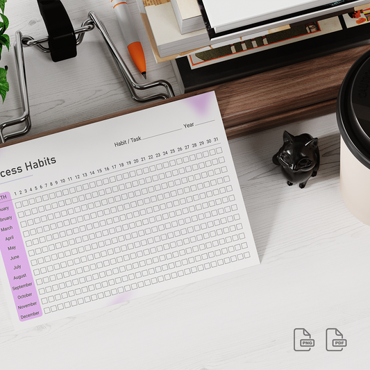 Be among the successful people with a creative habit tracker